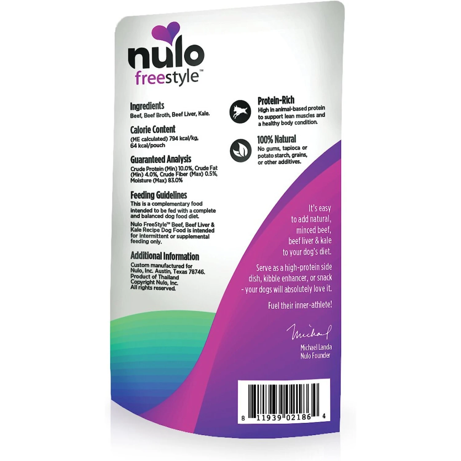 Nulo FreeStyle Beef, Beef Liver, & Kale In Broth Dog Food Topper 4 Nulo FreeStyle Beef, Beef Liver, & Kale In Broth Dog Food Topper - Image 2