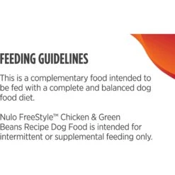 Nulo FreeStyle Chicken & Green Beans In Broth Dog Food Topper -Snuggle Paws 209729 PT6. AC SS1800 V1666733305