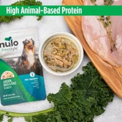 Nulo FreeStyle Chicken, Duck, & Kale In Broth Dog Food Topper -Snuggle Paws 209731 PT2. AC SS1800 V1666733431