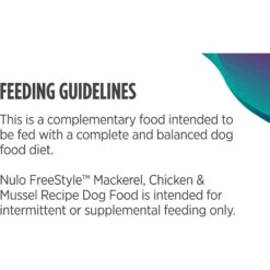 Nulo FreeStyle Mackerel, Chicken, & Mussel In Broth Dog Food Topper -Snuggle Paws 209735 PT6. AC SS1800 V1666734237