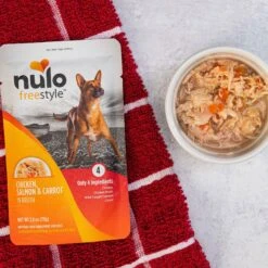 Nulo FreeStyle Chicken, Salmon, & Carrot In Broth Dog Food Topper -Snuggle Paws 209737 PT7. AC SS1800 V1666733435