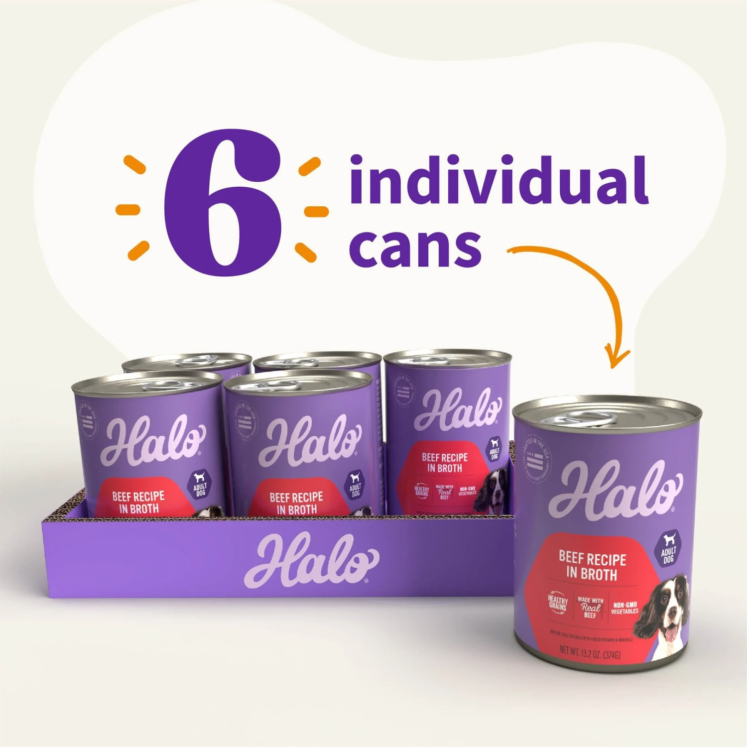 Halo Holistic Beef Recipe In Broth Adult Wet Dog Food 8 Halo Holistic Beef Recipe In Broth Adult Wet Dog Food - Image 6