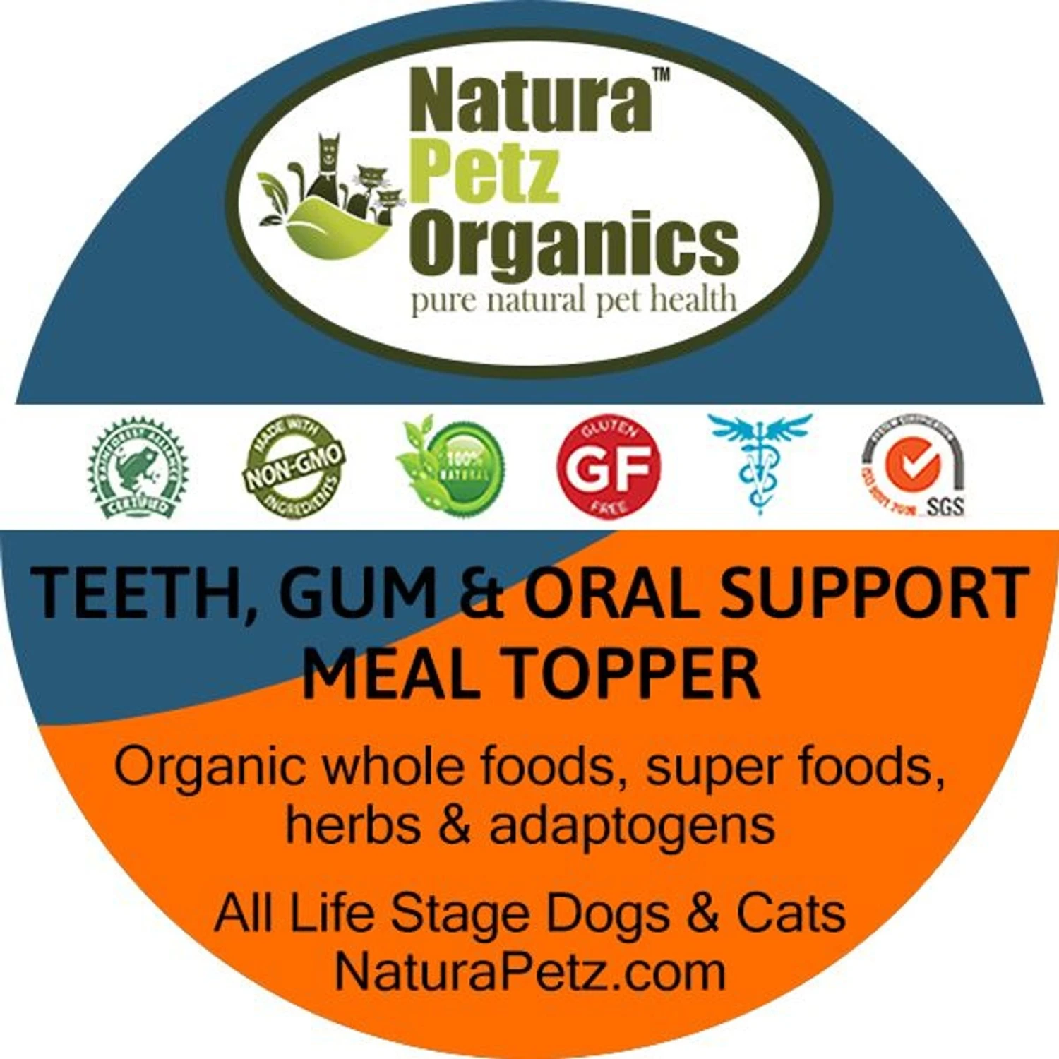 Natura Petz Organics Teeth, Gum & Oral Support Turkey Flavored Powder Dental Supplement For Dogs, 4-oz Tin 4 Natura Petz Organics Teeth, Gum & Oral Support Turkey Flavored Powder Dental Supplement For Dogs, 4-oz Tin - Image 2