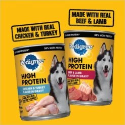 Pedigree High Protein Beef & Lamb Flavor In Gravy & Chicken & Turkey Flavor In Gravy Variety Pack Adult Canned Wet Dog Food 13 Pedigree High Protein Beef & Lamb Flavor In Gravy & Chicken & Turkey Flavor In Gravy Variety Pack Adult Canned Wet Dog Food -Snuggle Paws 212628 PT3. AC SS1800 V1628546218