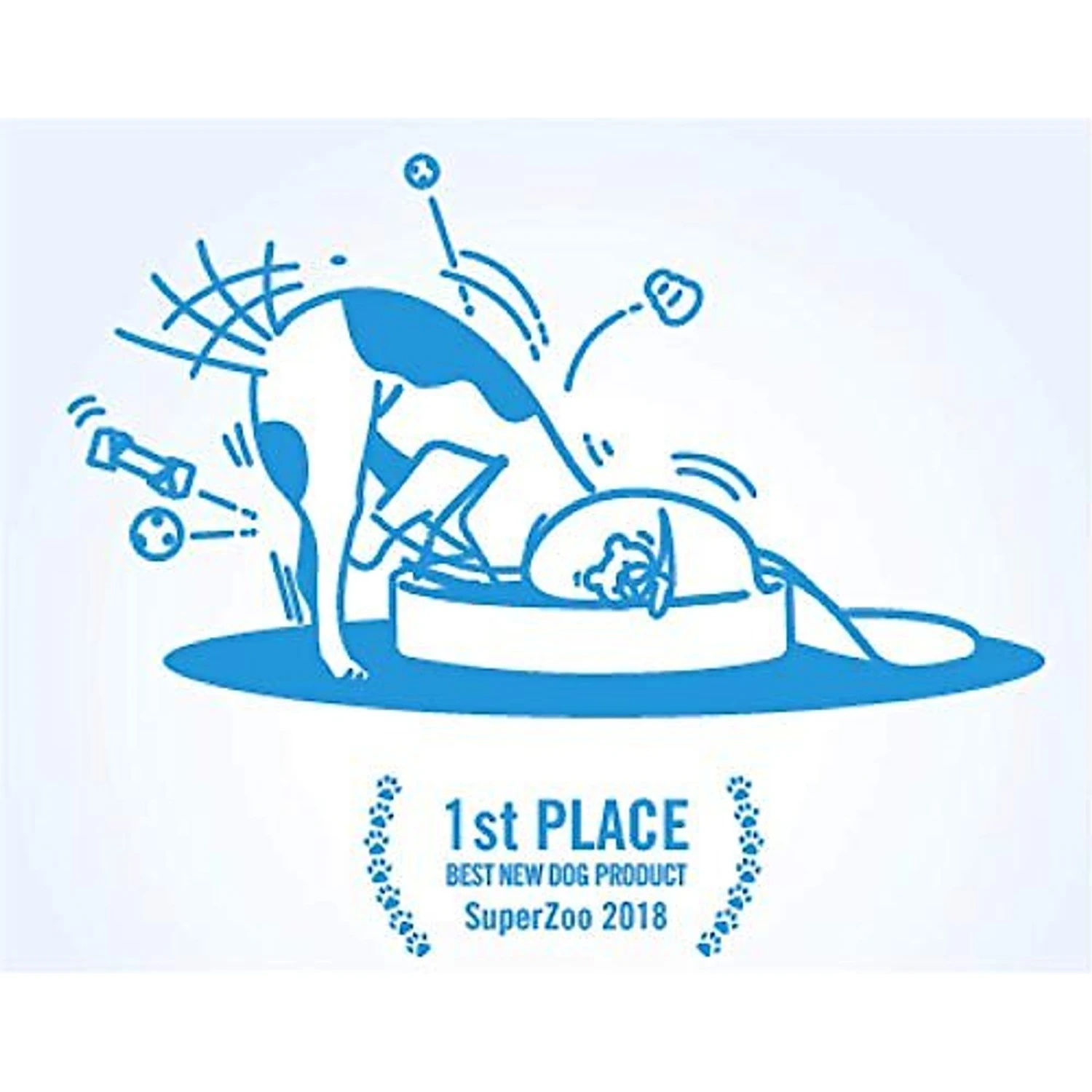 IFetch IDig Go Dog Toy, Blue 8 IFetch IDig Go Dog Toy, Blue - Image 6