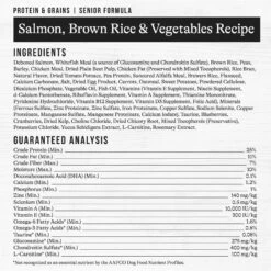 American Journey Protein & Grains Senior Salmon, Brown Rice & Vegetables Recipe Dry Dog Food, 28-lb Bag 19 American Journey Protein & Grains Senior Salmon, Brown Rice & Vegetables Recipe Dry Dog Food, 28-lb Bag -Snuggle Paws 214831 PT8. AC SS1800 V1680624892