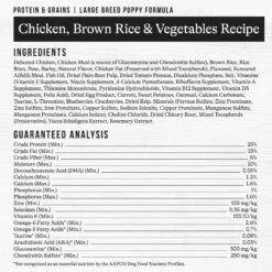 American Journey Protein & Grains Large Breed Puppy Chicken, Brown Rice & Vegetables Recipe Dry Dog Food, 28-lb Bag -Snuggle Paws 214833 PT8. AC SS1800 V1680624892