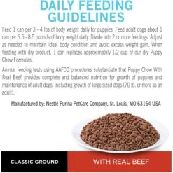 Puppy Chow Classic Ground Beef Pate Wet Puppy Food, 5.5-oz Can, Case Of 24 19 Puppy Chow Classic Ground Beef Pate Wet Puppy Food, 5.5-oz Can, Case Of 24 -Snuggle Paws 215058 PT8. AC SS1800 V1577203091