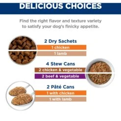 Hill's Prescription Diet K/d Kidney Care Variety Pack Wet & Dry Dog Food -Snuggle Paws 217399 PT2. AC SS1800 V1698439545