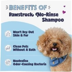 Pawstruck No-Rinse Dog, Cat & Horse Shampoo, 16-oz Bottle -Snuggle Paws 217528 PT1. AC SS1800 V1580828883