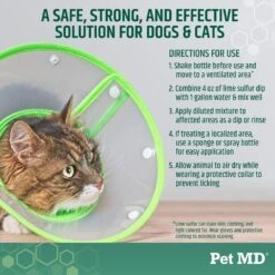 Pet MD Lime Sulfur Dip Pet Treatment, 16-oz Bottle 14 Pet MD Lime Sulfur Dip Pet Treatment, 16-oz Bottle -Snuggle Paws 217828 PT5. AC SS1800 V1659886714