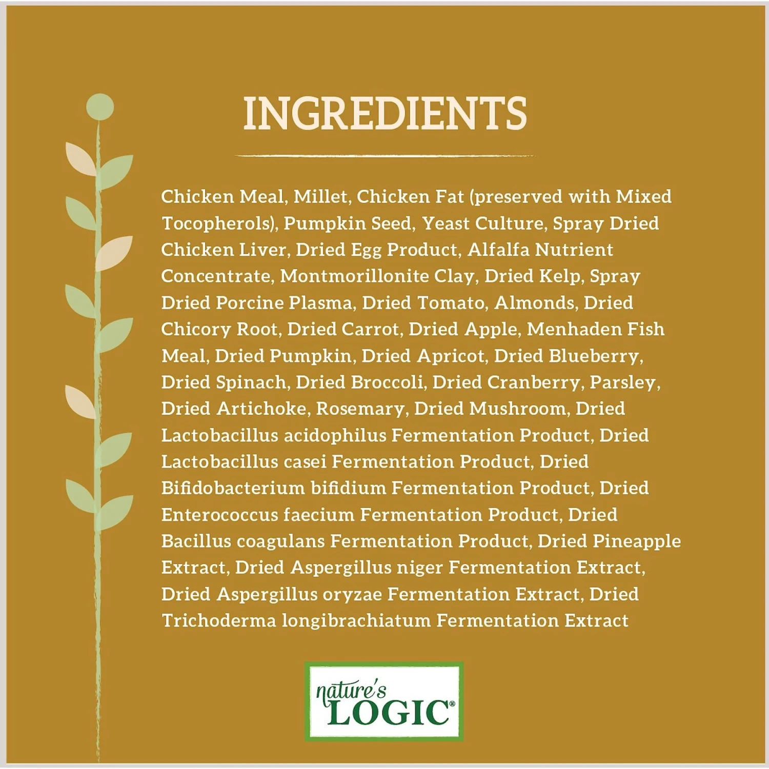 Nature's Logic Canine Chicken Meal Feast All Life Stages Dry Dog Food 8 Nature's Logic Canine Chicken Meal Feast All Life Stages Dry Dog Food - Image 6
