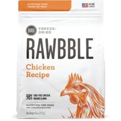 BIXBI Rawbble Chicken Recipe Grain-Free Freeze-Dried Dog Food