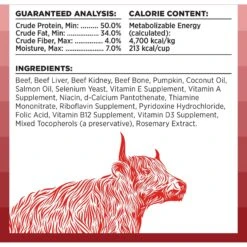 BIXBI Rawbble Beef Recipe Grain-Free Freeze-Dried Dog Food -Snuggle Paws 218085 PT5. AC SS1800 V1670596885