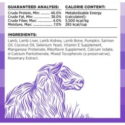BIXBI Rawbble Lamb Recipe Grain-Free Freeze-Dried Dog Food -Snuggle Paws 218097 PT5. AC SS1800 V1670596821
