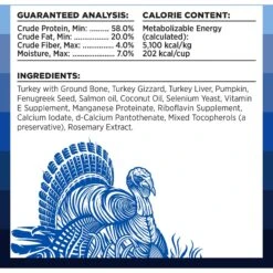 BIXBI Rawbble Turkey Recipe Grain-Free Freeze-Dried Dog Food -Snuggle Paws 218104 PT5. AC SS1800 V1670598533