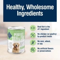 Blue Buffalo True Solutions Perfect Skin & Coat Natural Whitefish Adult Wet Dog Food 15 Blue Buffalo True Solutions Perfect Skin & Coat Natural Whitefish Adult Wet Dog Food -Snuggle Paws 218300 PT5. AC SS1800 V1676653575