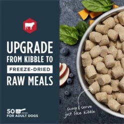 Instinct Freeze-Dried Raw Meals Real Beef Recipe Grain-Free Dog Food -Snuggle Paws 219420 PT2. AC SS1800 V1690553133