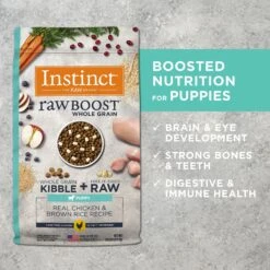 Instinct Raw Boost Puppy Whole Grain Real Chicken & Brown Rice Recipe Freeze-Dried Raw Coated Dry Dog Food 16 Instinct Raw Boost Puppy Whole Grain Real Chicken & Brown Rice Recipe Freeze-Dried Raw Coated Dry Dog Food -Snuggle Paws 219423 PT5. AC SS1800 V1663714163