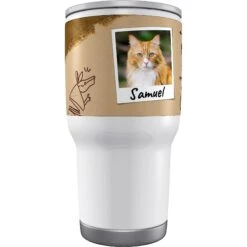 Frisco Double Walled "Pawsitive Vibes" Personalized Tumbler -Snuggle Paws 219776 PT2. AC SS1800 V1594391458