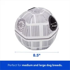 STAR WARS DEATH STAR Hide & Seek Puzzle Plush Squeaky Dog Toy -Snuggle Paws 220665 PT1. AC SS1800 V1698956891