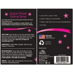 Espree Quick Finish Styling Dog Spray, 1-gallon -Snuggle Paws 221465 PT2. AC SS1800 V1590170453