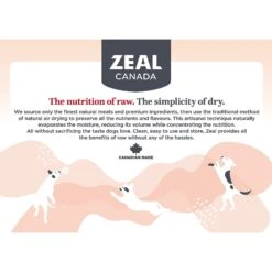 Zeal Canada Gently Beef Recipe Grain-Free Air-Dried Dog Food -Snuggle Paws 221788 PT3. AC SS1800 V1584459445