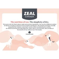 Zeal Canada Gently Salmon Recipe Grain-Free Air-Dried Dog Food -Snuggle Paws 221798 PT3. AC SS1800 V1584459533