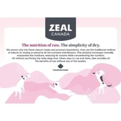 Zeal Canada Gently Turkey Recipe & Freeze-Dried Salmon & Pumpkin Grain-Free Air-Dried Dog Food -Snuggle Paws 221807 PT3. AC SS1800 V1584459976