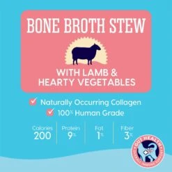 Solid Gold Bone Broth Stew With Lamb & Hearty Vegetables Whole Grain Dog Food Topper, 11-oz Box -Snuggle Paws 222455 PT4. AC SS1800 V1582736895