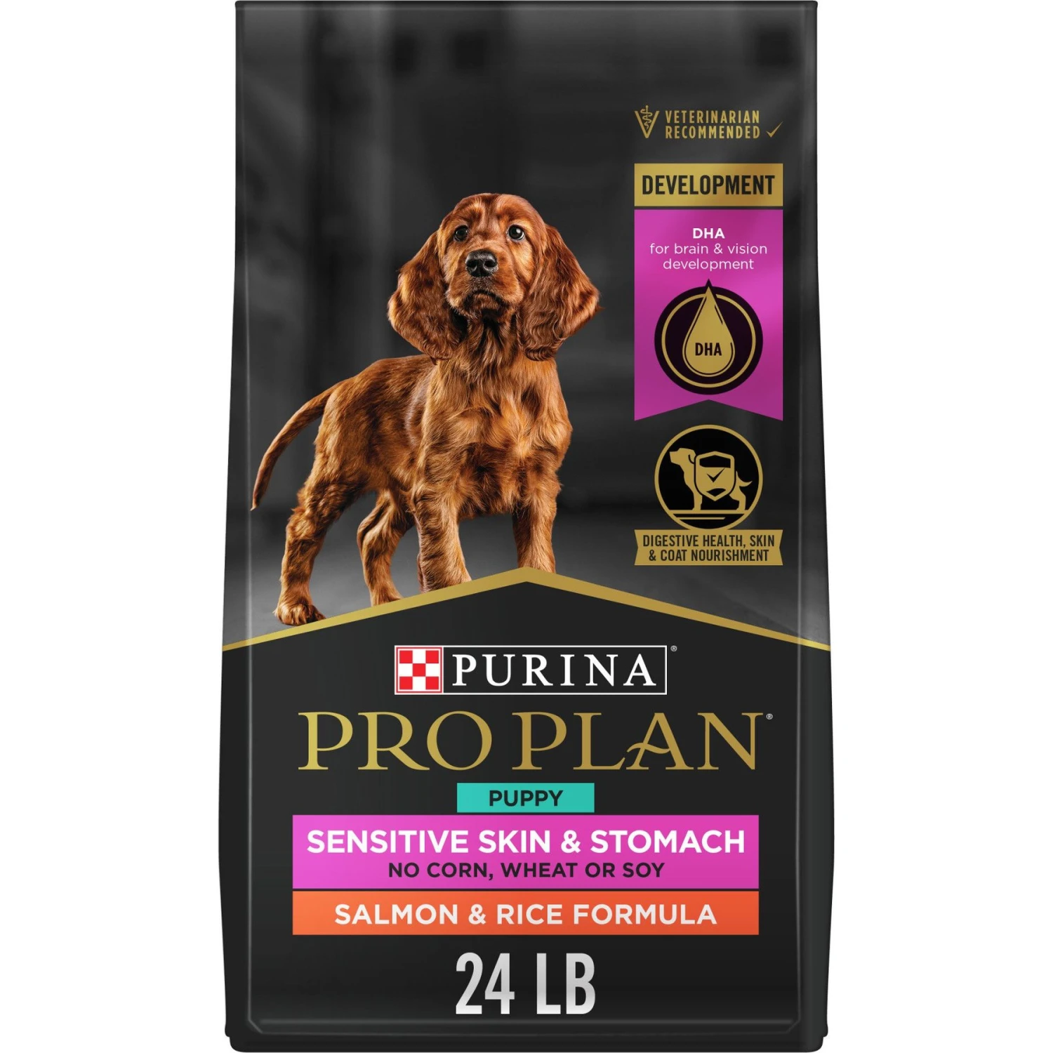 Purina Pro Plan Puppy Sensitive Skin & Stomach Salmon & Rice Dry Dog Food 3 Purina Pro Plan Puppy Sensitive Skin & Stomach Salmon & Rice Dry Dog Food