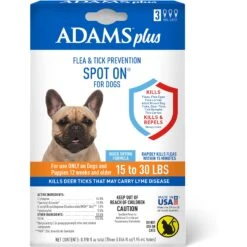 Adams® Adams Flea & Tick Spot Treatment For Dogs, 15-30 Lbs