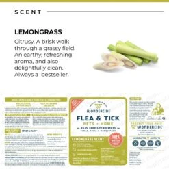Wondercide Lemongrass Scent Home & Pet Flea & Tick Spray 17 Wondercide Lemongrass Scent Home & Pet Flea & Tick Spray -Snuggle Paws 226601 PT7. AC SS1800 V1679603984