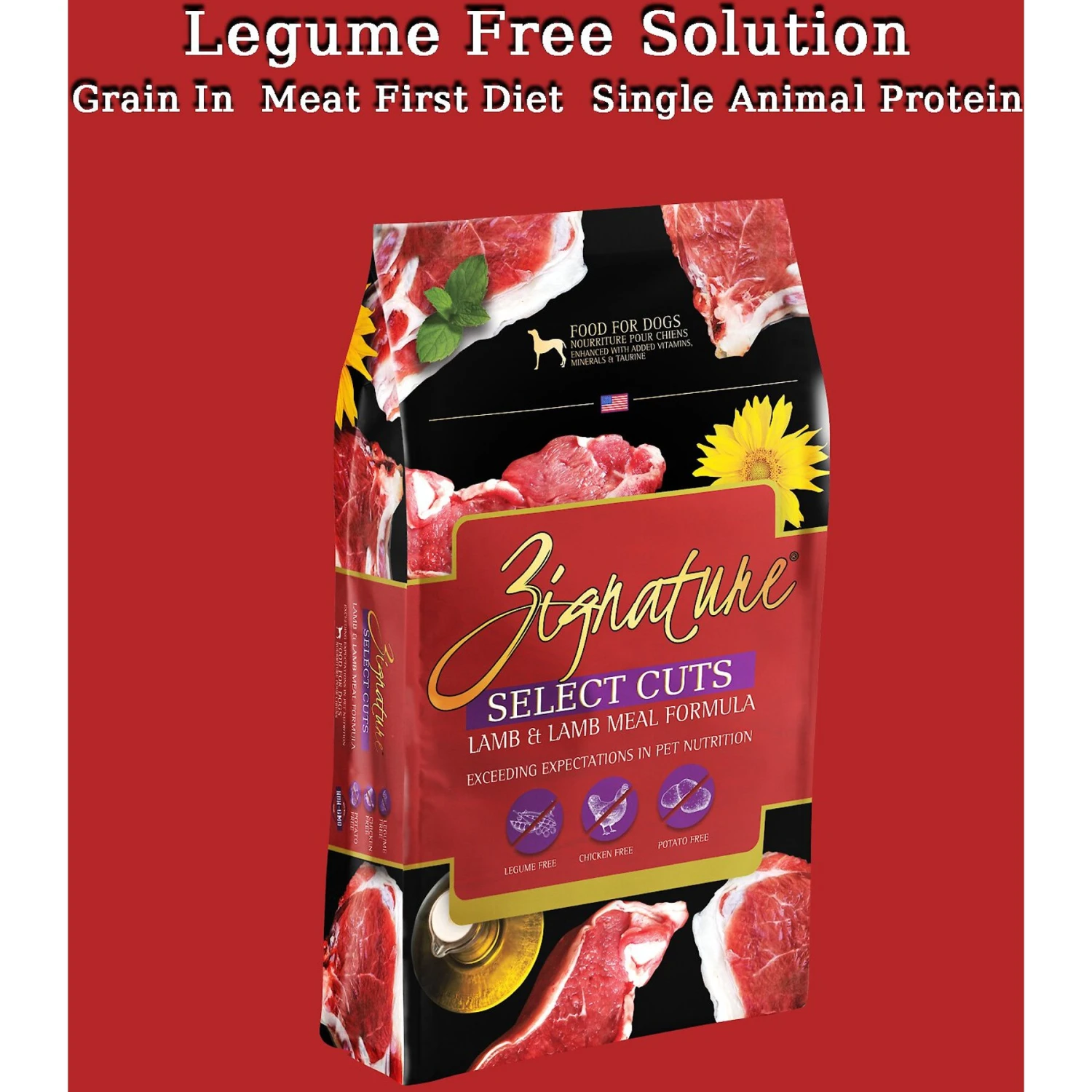 Zignature Select Cuts Lamb & Lamb Meal Formula Dry Dog Food 5 Zignature Select Cuts Lamb & Lamb Meal Formula Dry Dog Food - Image 3