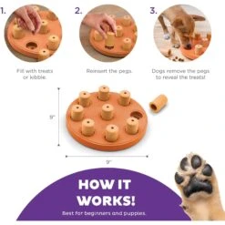 Nina Ottosson By Outward Hound Dog Smart Composite Dog Toy -Snuggle Paws 226720 PT2. AC SS1800 V1694439613