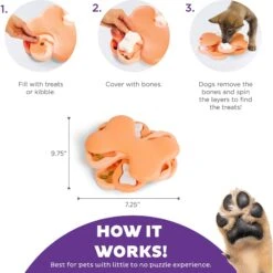 Nina Ottosson By Outward Hound Puppy Tornado Dog Toy -Snuggle Paws 226726 PT2. AC SS1800 V1694287364