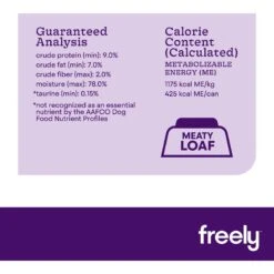 Freely Turkey Recipe Limited Ingredient Grain-Free Wet Dog Food 12 Freely Turkey Recipe Limited Ingredient Grain-Free Wet Dog Food -Snuggle Paws 227151 pt4. AC SS1800 V1584481720