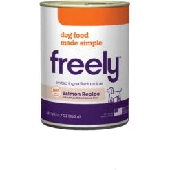 Freely Salmon Recipe Limited Ingredient Grain-Free Wet Supplement Dog Food Topper