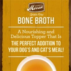Merrick Chicken Bone Broth Grain-Free Wet Dog Food Topper -Snuggle Paws 227235 PT2. AC SS1800 V1686074100