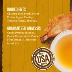 Merrick Chicken Bone Broth Grain-Free Wet Dog Food Topper -Snuggle Paws 227235 PT4. AC SS1800 V1686072673