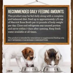 Merrick Chicken Bone Broth Grain-Free Wet Dog Food Topper -Snuggle Paws 227235 PT8. AC SS1800 V1686073140