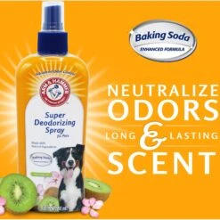 ARM & HAMMER PRODUCTS Kiwi Blossom Super Deodorizing Dog Spray, 8-oz Bottle -Snuggle Paws 227887 PT2. AC SS1800 V1584976856