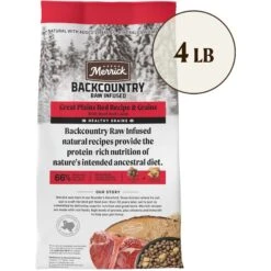 Merrick Backcountry Raw Infused Dry Dog Food Great Plains Red Recipe With Healthy Grains -Snuggle Paws 229220 PT2. AC SS1800 V1643409136
