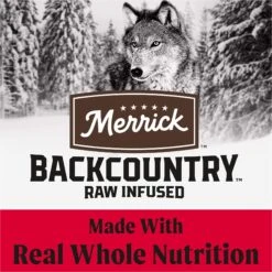 Merrick Backcountry Raw Infused Dry Dog Food Great Plains Red Recipe With Healthy Grains -Snuggle Paws 229220 PT4. AC SS1800 V1643408814
