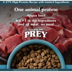 Taste Of The Wild PREY Angus Beef Recipe Limited Ingredient Recipe Dry Dog Food -Snuggle Paws 229937 PT3. AC SS1800 V1641252997