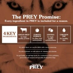Taste Of The Wild PREY Angus Beef Recipe Limited Ingredient Recipe Dry Dog Food -Snuggle Paws 229937 PT4. AC SS1800 V1658215201