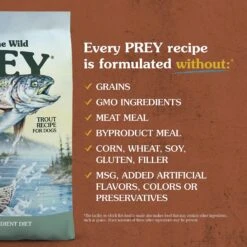 Taste Of The Wild PREY Trout Formula Limited Ingredient Recipe Dry Dog Food -Snuggle Paws 229940 PT6. AC SS1800 V1612378880