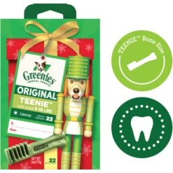 Greenies Original Teenie Holiday Dental Dog Treats, 22 Count -Snuggle Paws 231254 PT2. AC SS1800 V1593791171