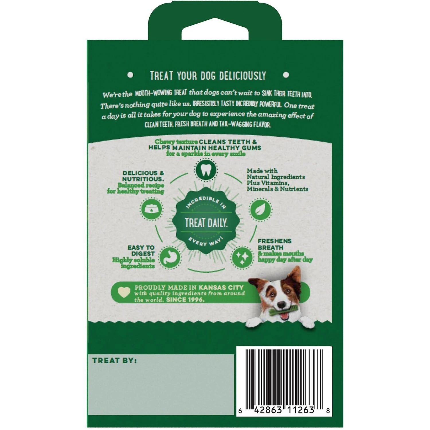 Greenies Original Regular Holiday Dental Dog Treats, 6 Count 4 Greenies Original Regular Holiday Dental Dog Treats, 6 Count - Image 2