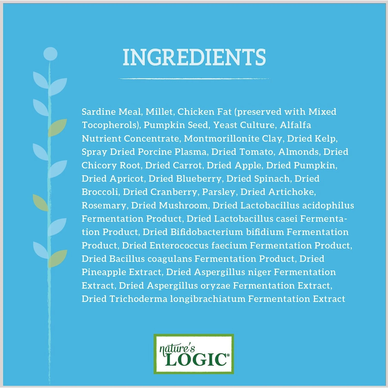 Nature's Logic Canine Sardine Meal Feast All Life Stages Dry Dog Food 9 Nature's Logic Canine Sardine Meal Feast All Life Stages Dry Dog Food - Image 7